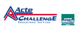 Logo Acte Challenge Voyages scolaires éducatifs + Contrat de qualité